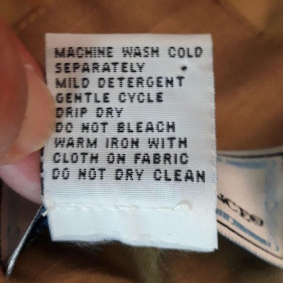 Vtg 80's Maggie Lawrence Coat Trench Longline Belted Waist Gold Sz 12 - Picture 9 of 11